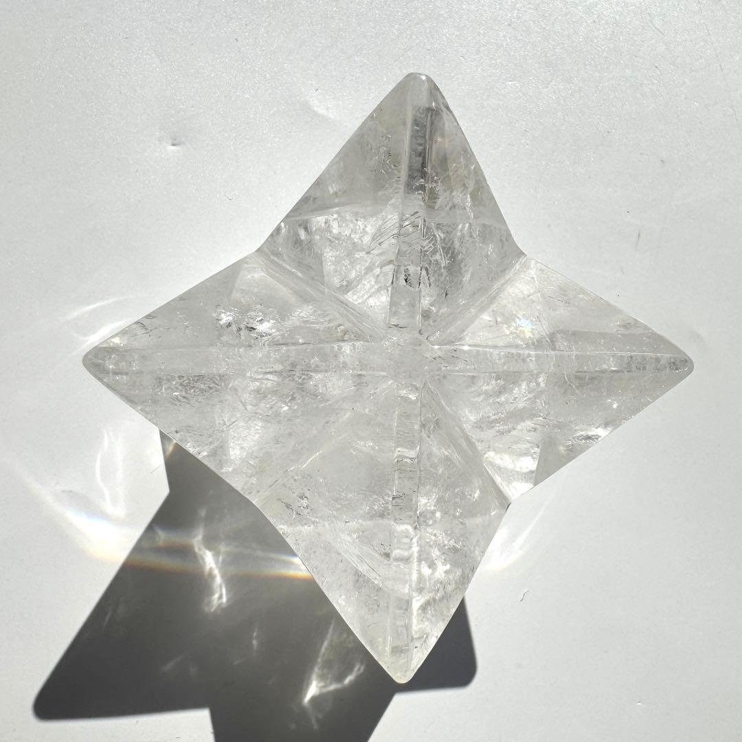 綺麗☆水晶 高透明 虹入り ヒマラヤマカバスター