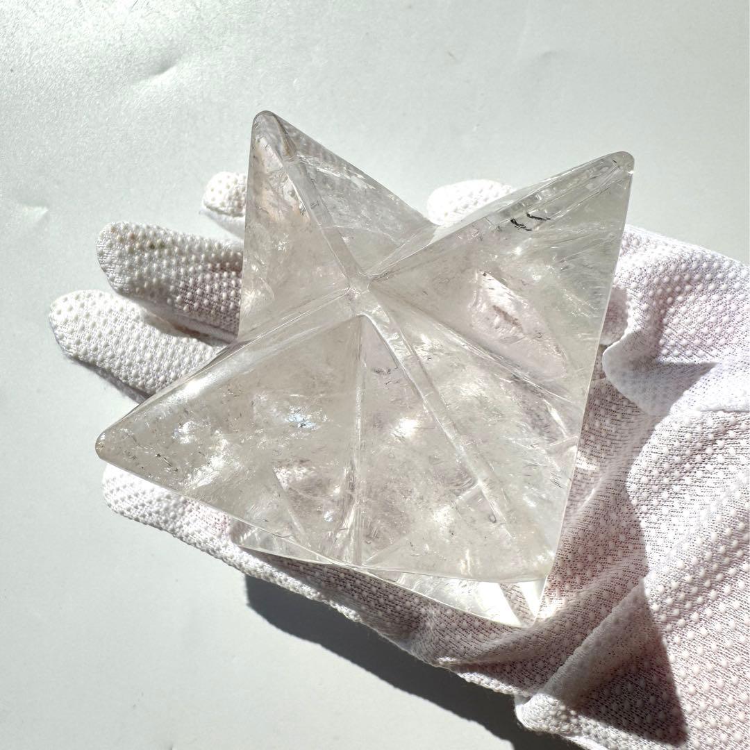 綺麗☆水晶 高透明 虹入り ヒマラヤマカバスター