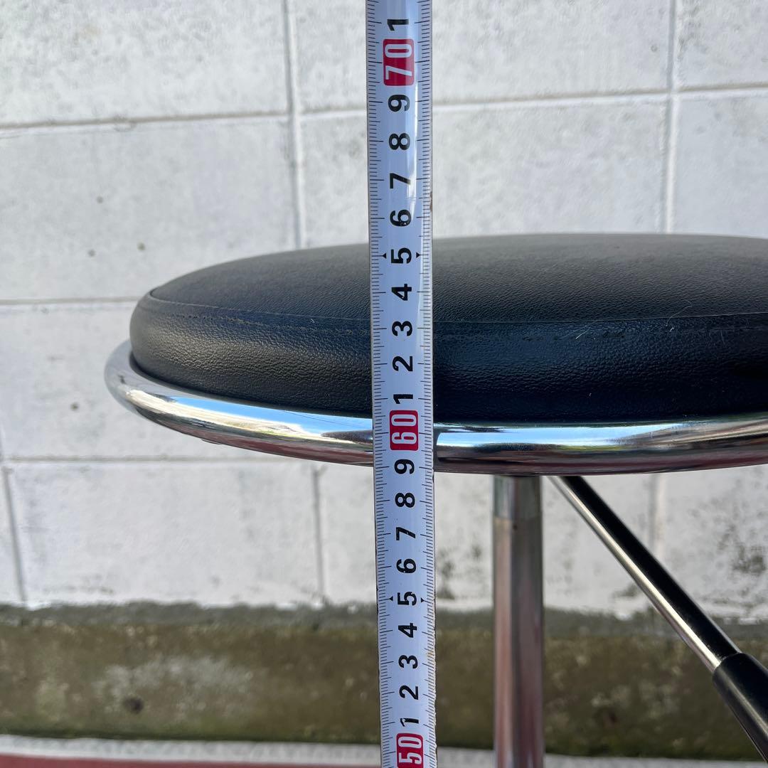 古家具ビンテージ品◾️ITOKI 足掛け付き×ガス圧昇降 ワークチェア スツール