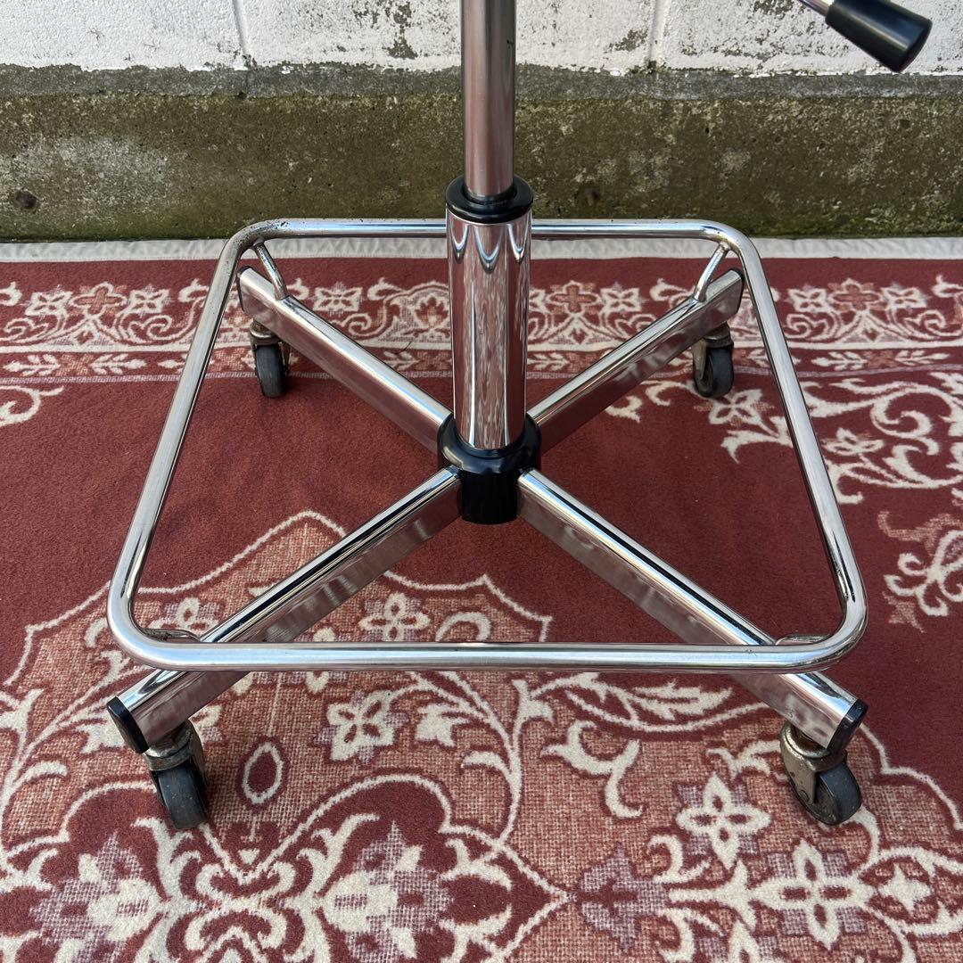 古家具ビンテージ品◾️ITOKI 足掛け付き×ガス圧昇降 ワークチェア スツール