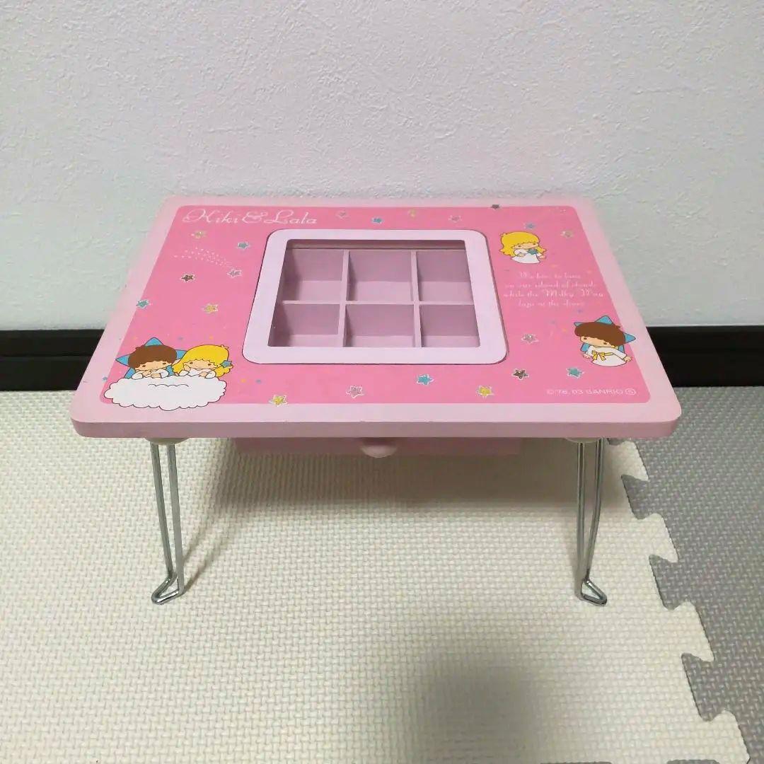 サンリオ キキララ 机 折りたたみ ミニテーブル - メルカリ