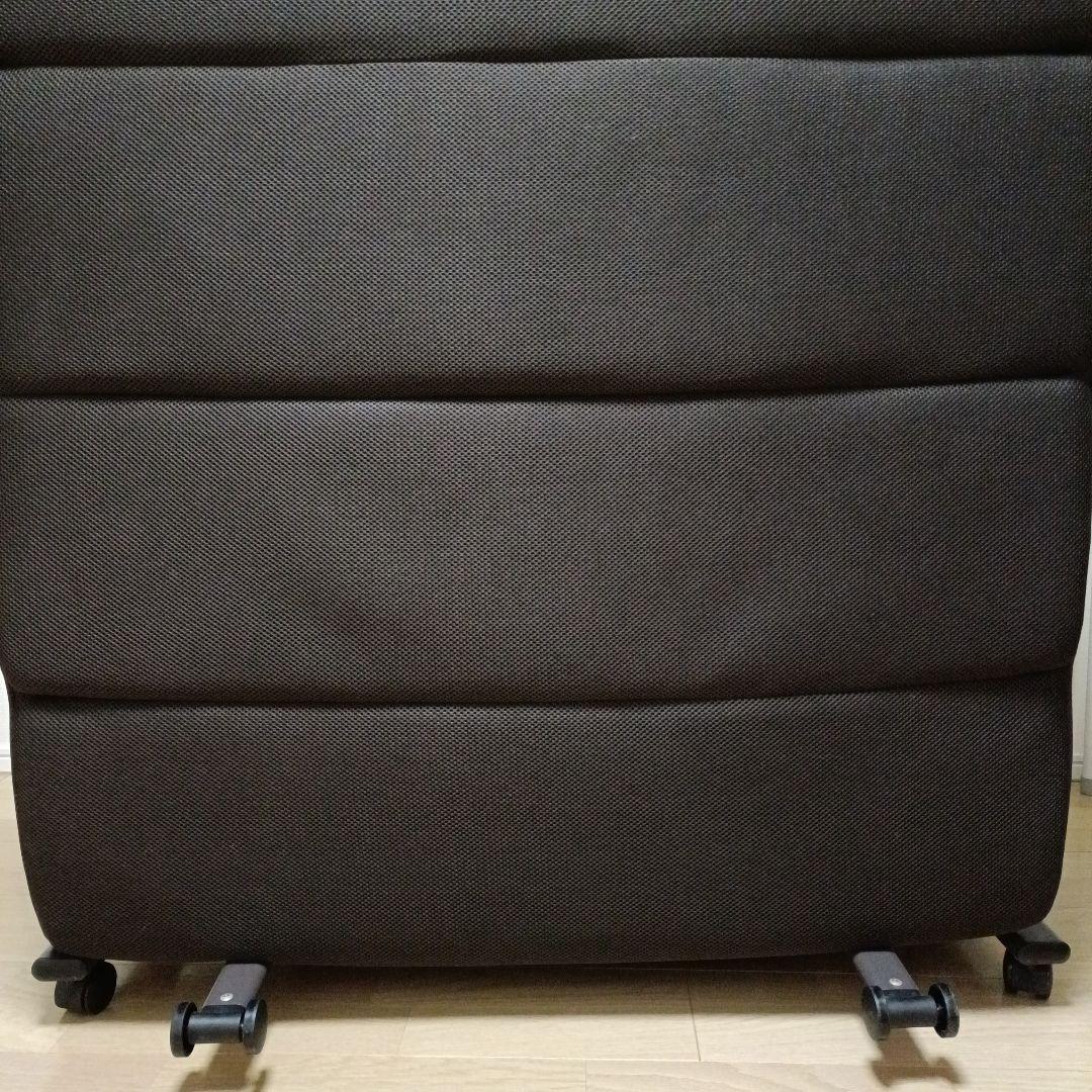 NITORI　折りたたみベッド ダークブラウン　シングルサイズ