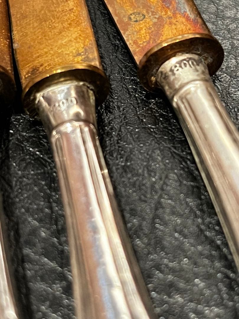 純銀800製　スターリングシルバー　カトラリー　セット　アンティーク　フランス