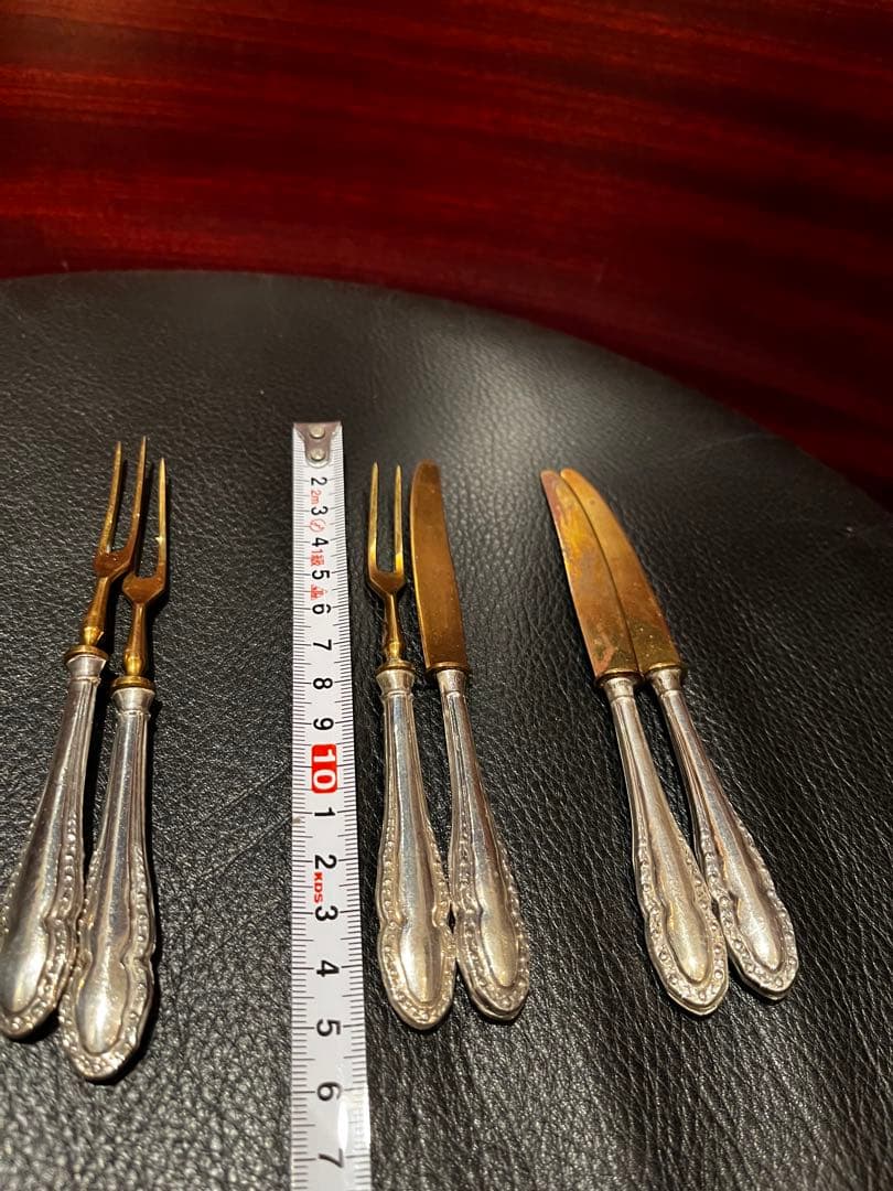 純銀800製　スターリングシルバー　カトラリー　セット　アンティーク　フランス