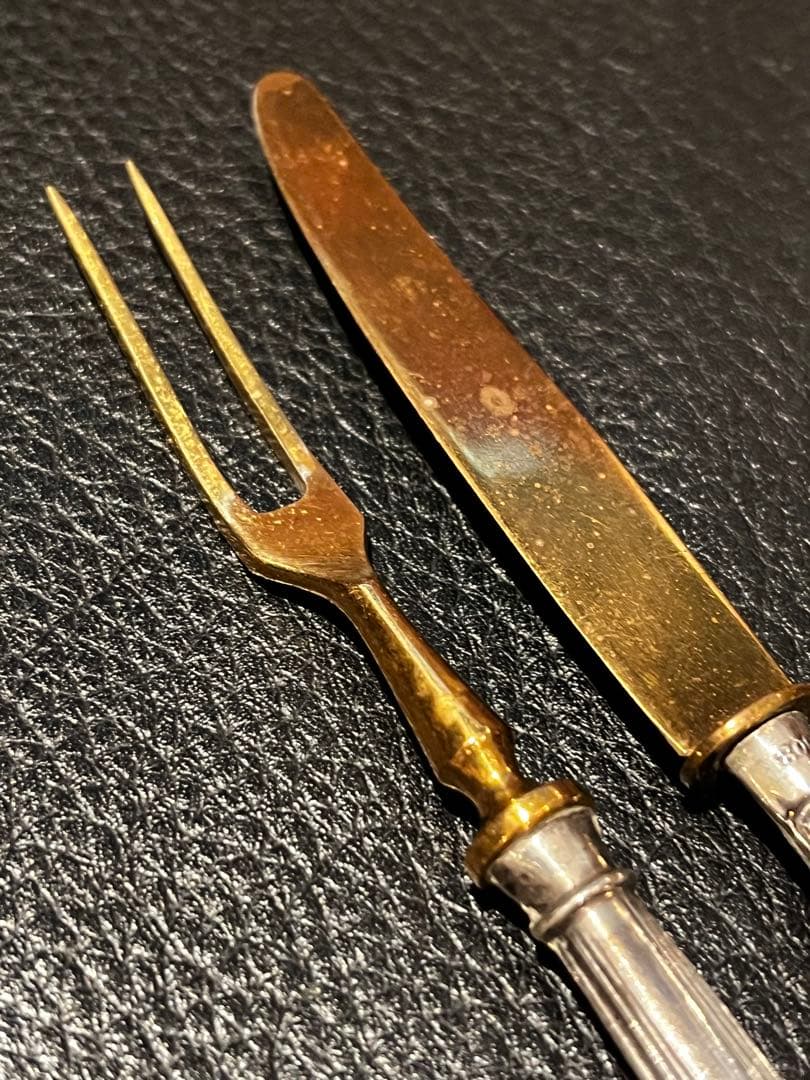 純銀800製　スターリングシルバー　カトラリー　セット　アンティーク　フランス