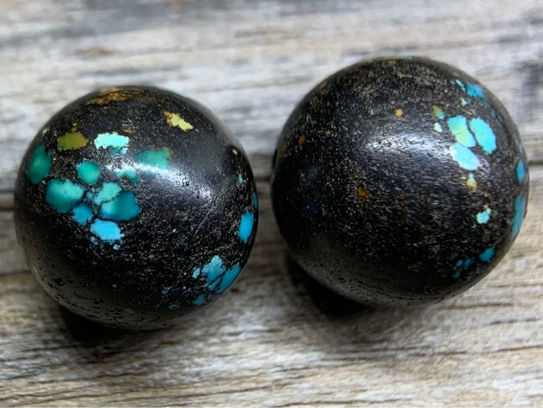 【2個セット】ターコイズ　トルコ石　天然石　tt660