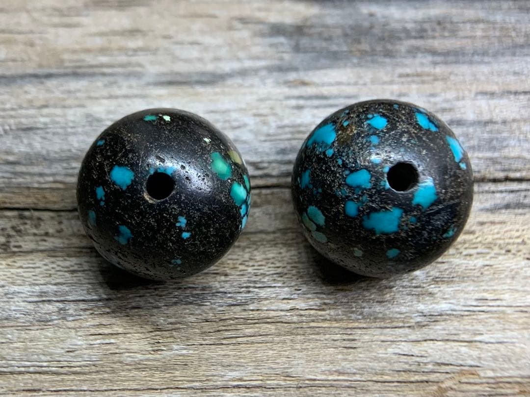 【2個セット】ターコイズ　トルコ石　天然石　tt660