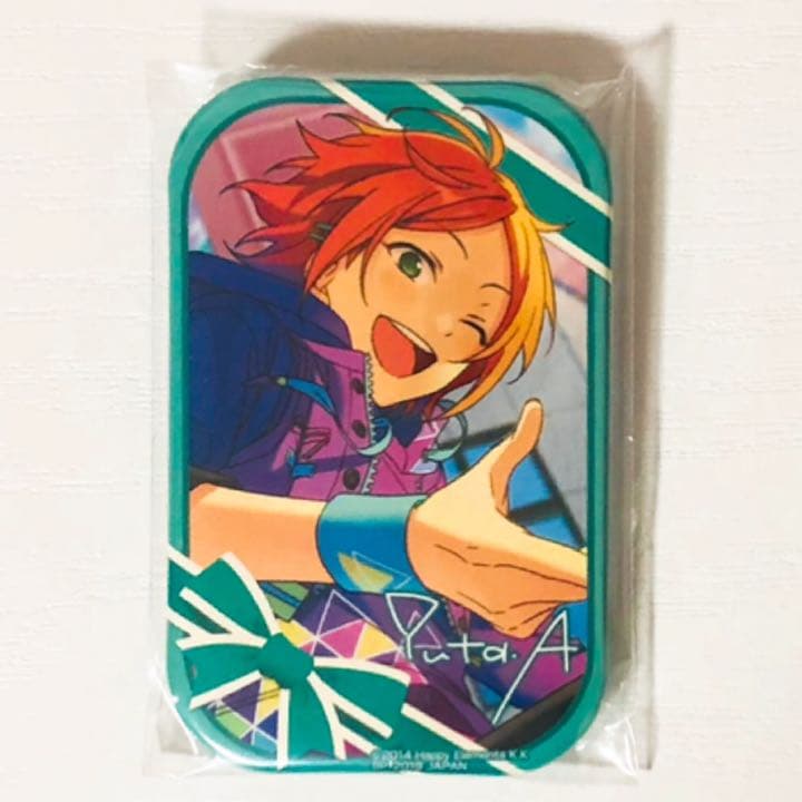 新品☆あんスタ【2wink】一番カフェ☆スクエア☆缶バッジ☆2点セット