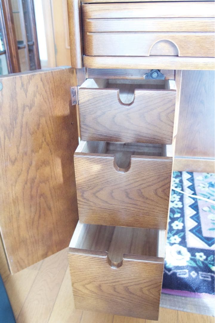 木製 3面鏡 ドレッサー・鏡台