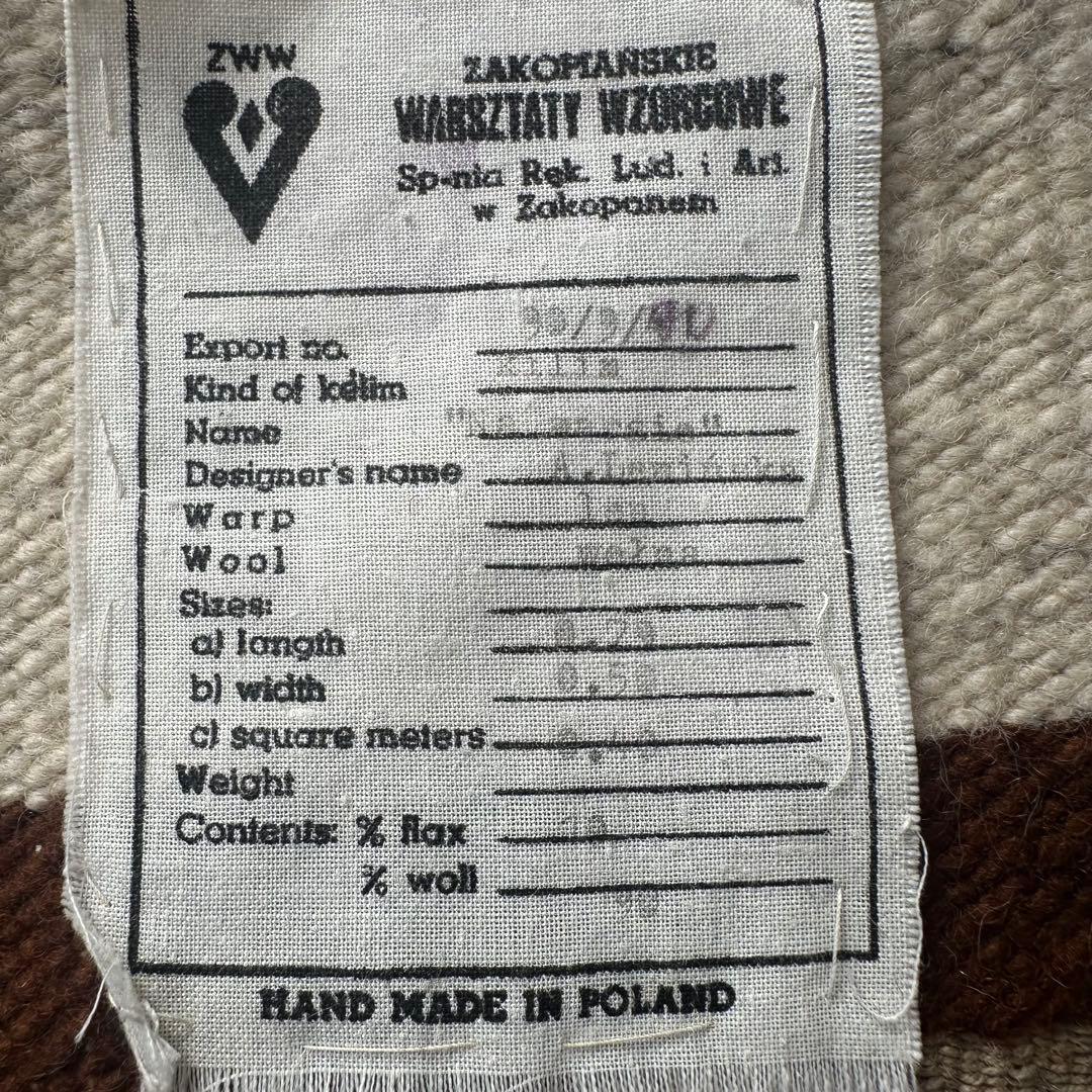 ユーロヴィンテージ ポーランド製 ハンドメイド ボヘミアン柄