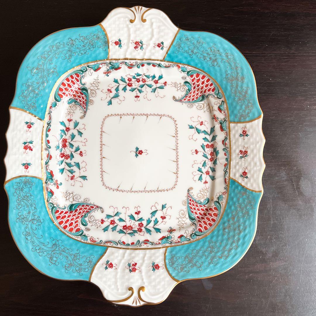 【希少】ヘレンド トゥッピーニの角笛 大皿　飾り皿