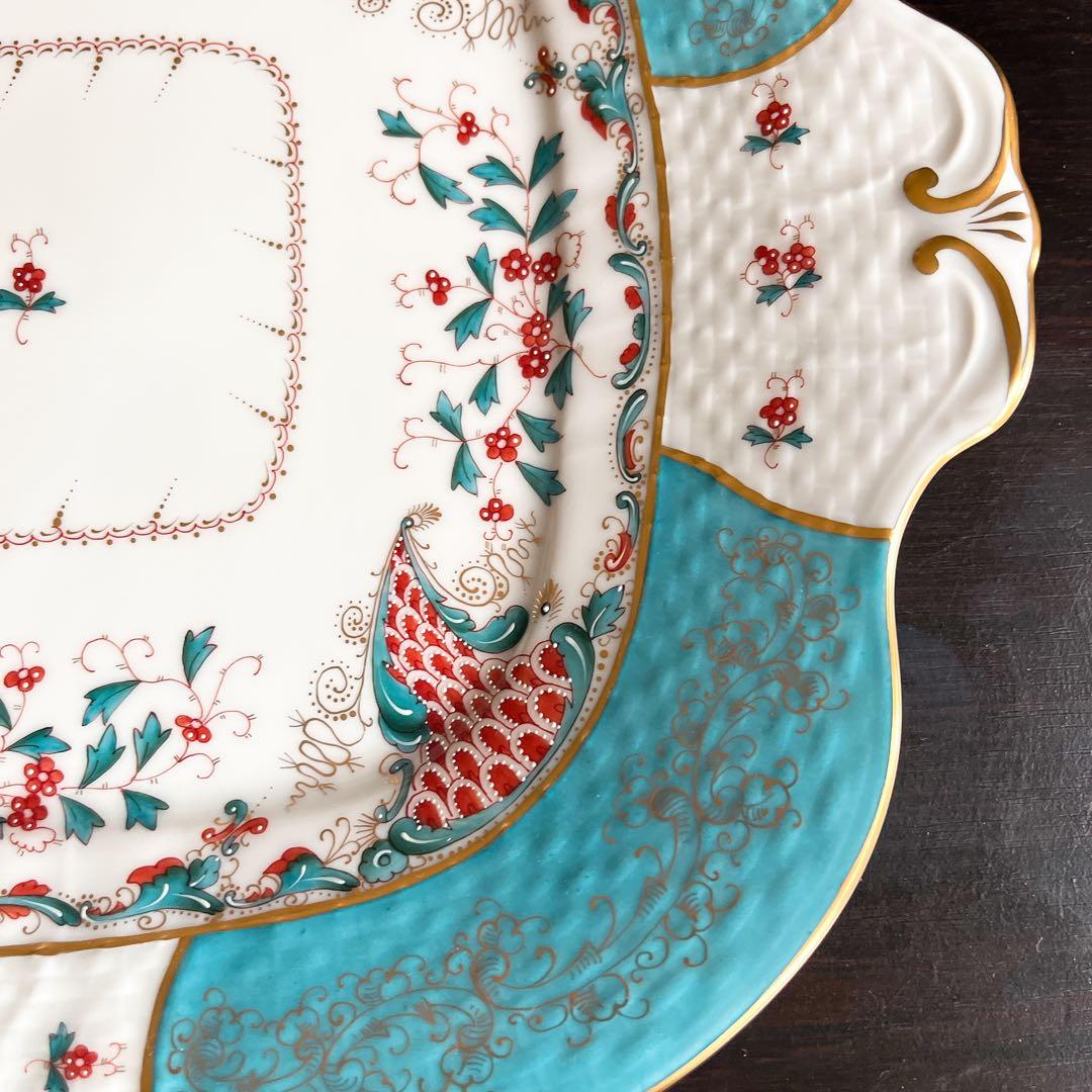 【希少】ヘレンド トゥッピーニの角笛 大皿　飾り皿