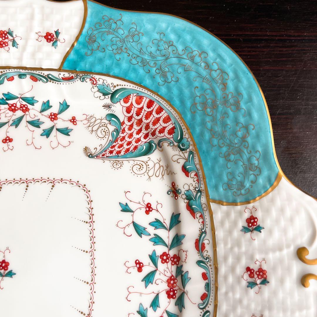 【希少】ヘレンド トゥッピーニの角笛 大皿　飾り皿