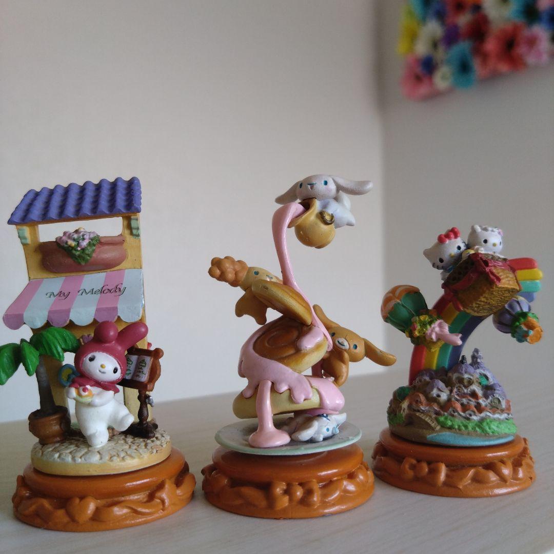 海洋堂 サンリオ ドリームパーティー フィギュア☆3種☆ジャンク