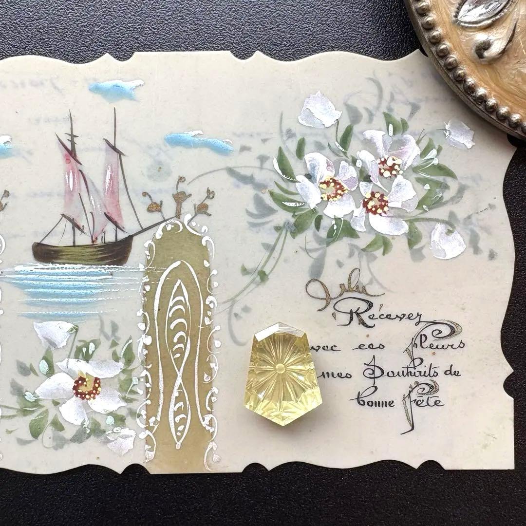 《おともさん》ライトスモーキーコーンケーブ＊レモンクォーツサンライズトップ