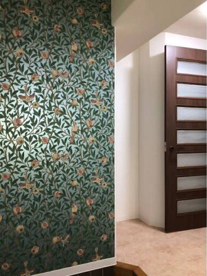 新品•未開封 ウィリアムモリス 鳥とザクロ 壁紙　クロス10m 1本イギリス製