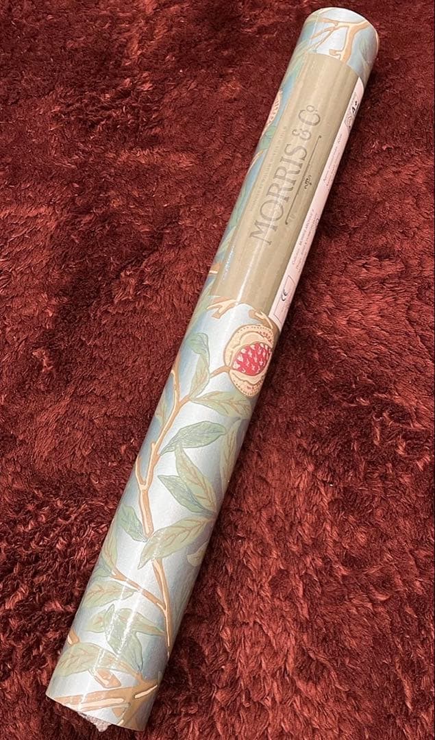 新品•未開封 ウィリアムモリス 鳥とザクロ 壁紙　クロス10m 1本イギリス製