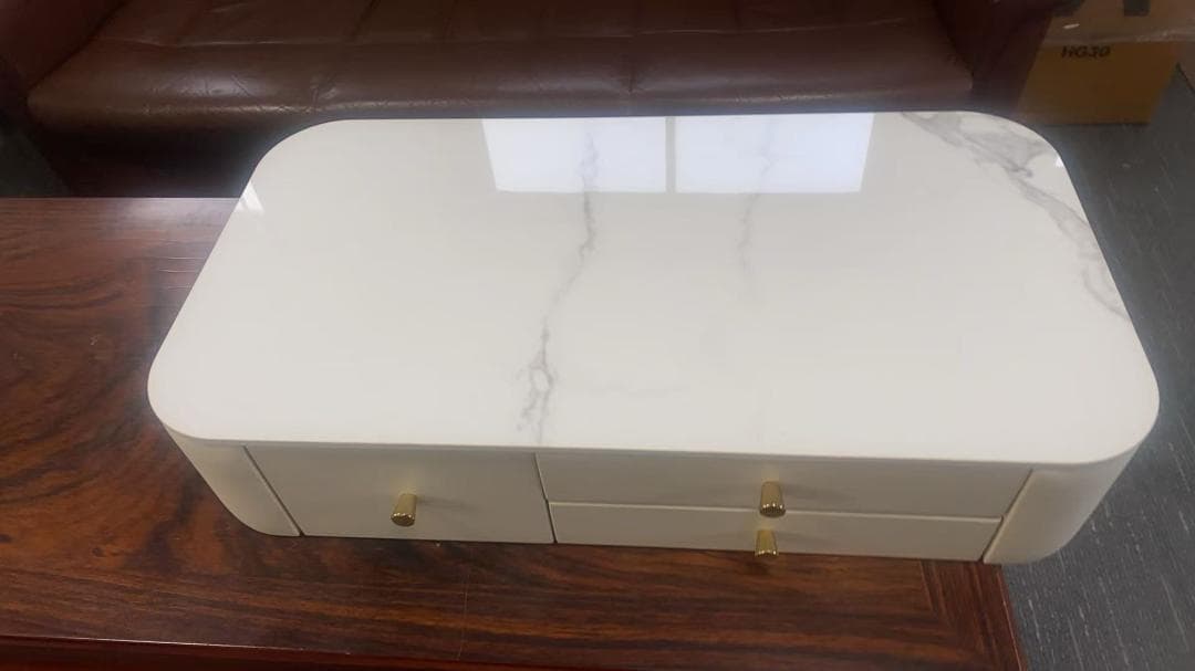 大理石天板 USBポート付きドレッサー デスクのみ 訳あり品 204-80-07