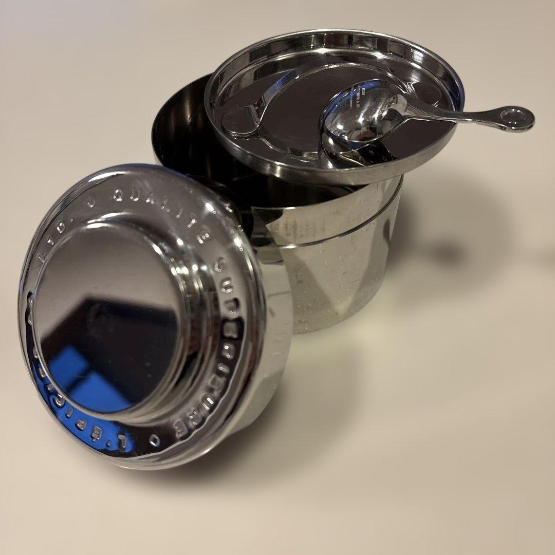 ルピシア(旧レピシエ)LUPICIAステンレス製ティーキャニスター 2個