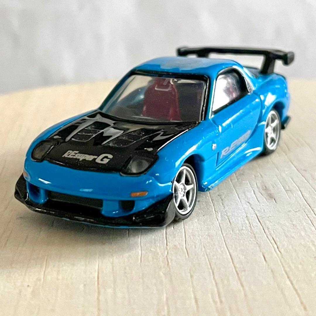 トミカ プレミアム マツダ RX-7 FD RE雨宮 ブルー - メルカリ