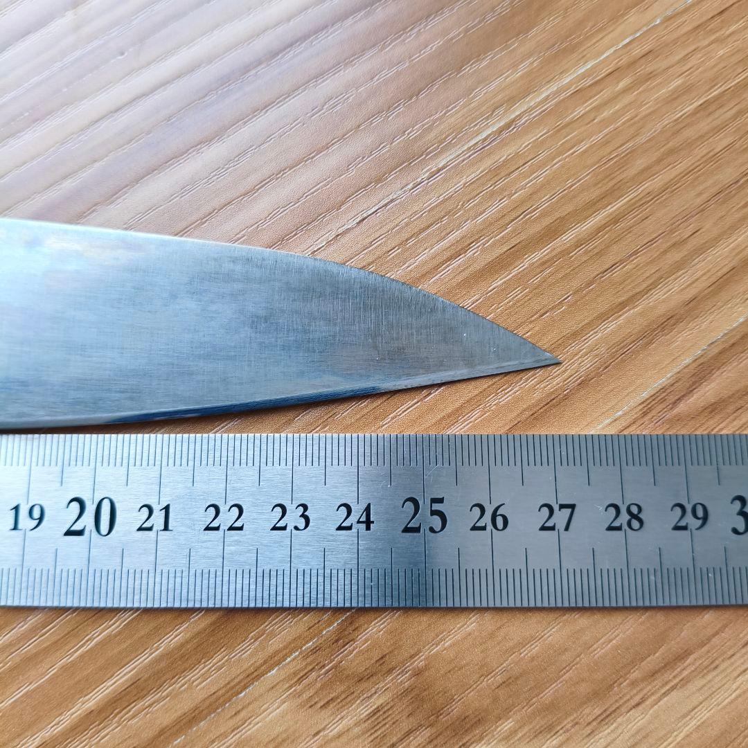 【酔心】本焼 牛刀 刃渡り27cm 日本鋼 ツバ付き 270mm 本刃付