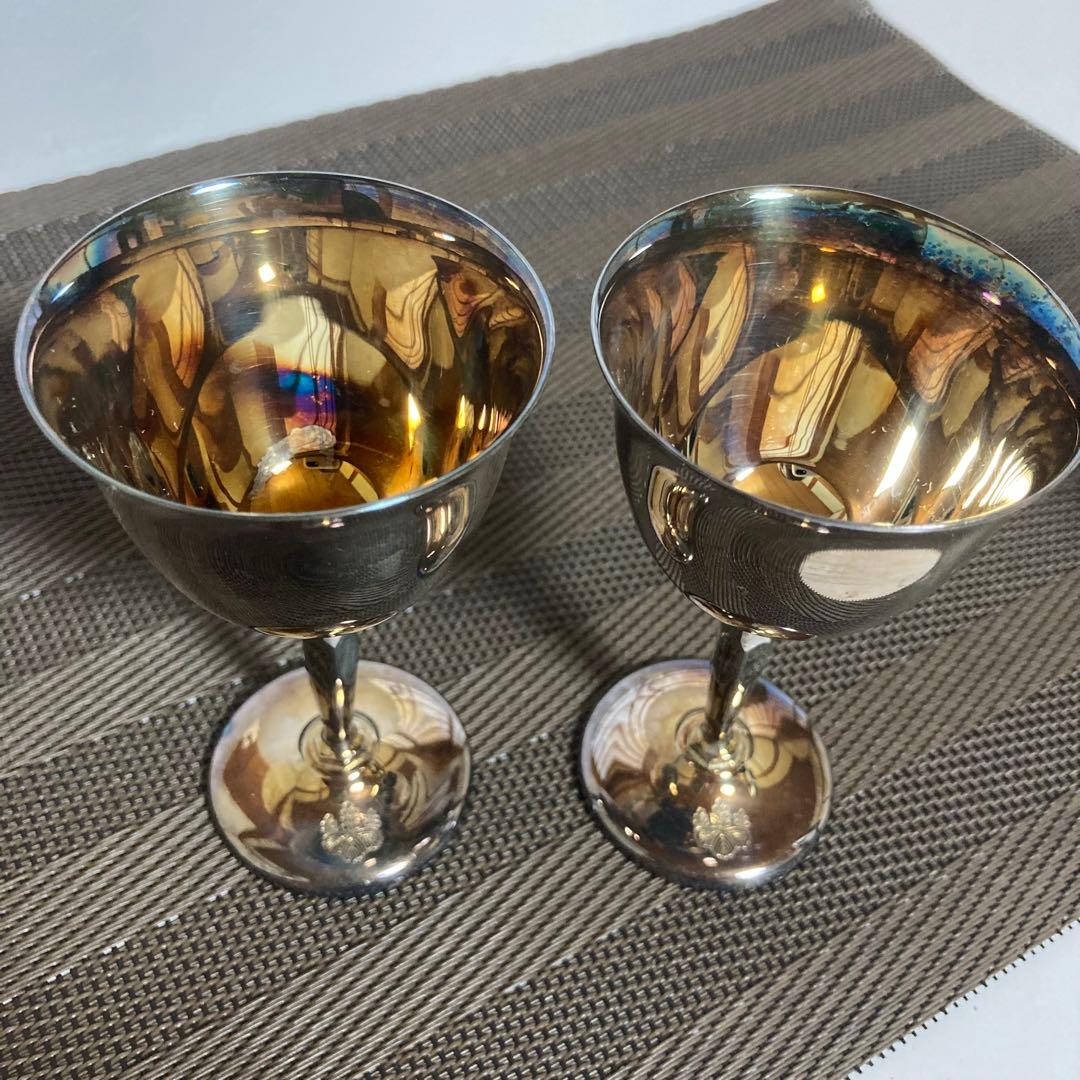 未使用・迎賓館赤坂離宮落成記念グラス2客揃