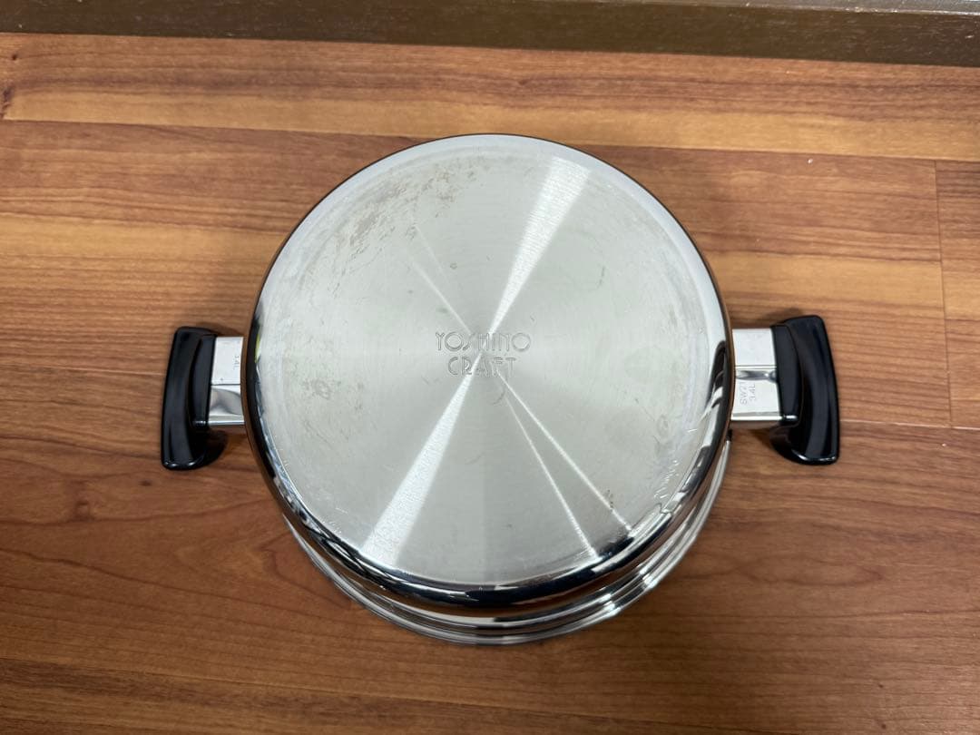 ヨシノクラフト SW21 7層構造 両手鍋 3.4L