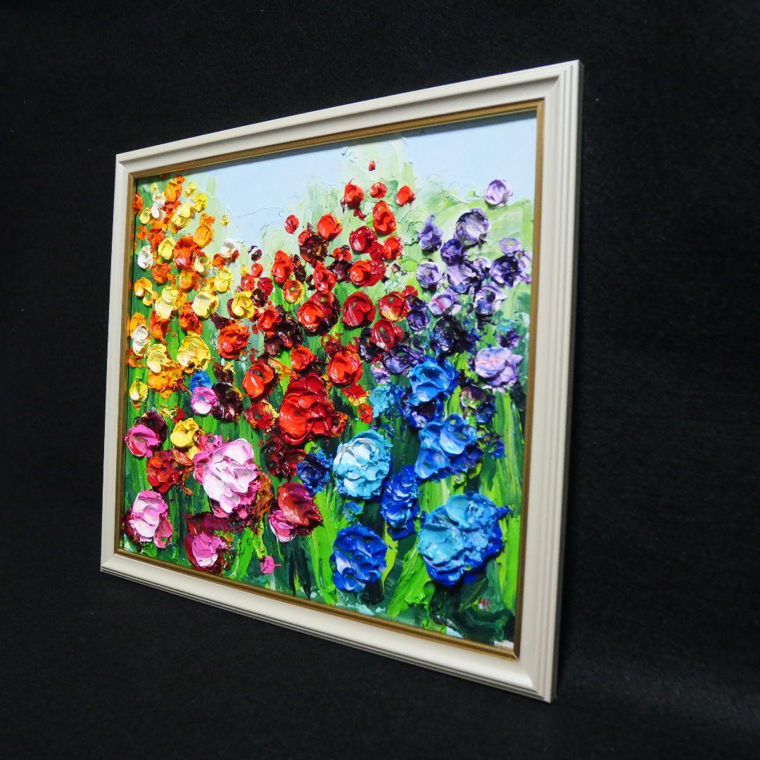 油絵 油彩 絵画 【giardino fiorito colorato 】