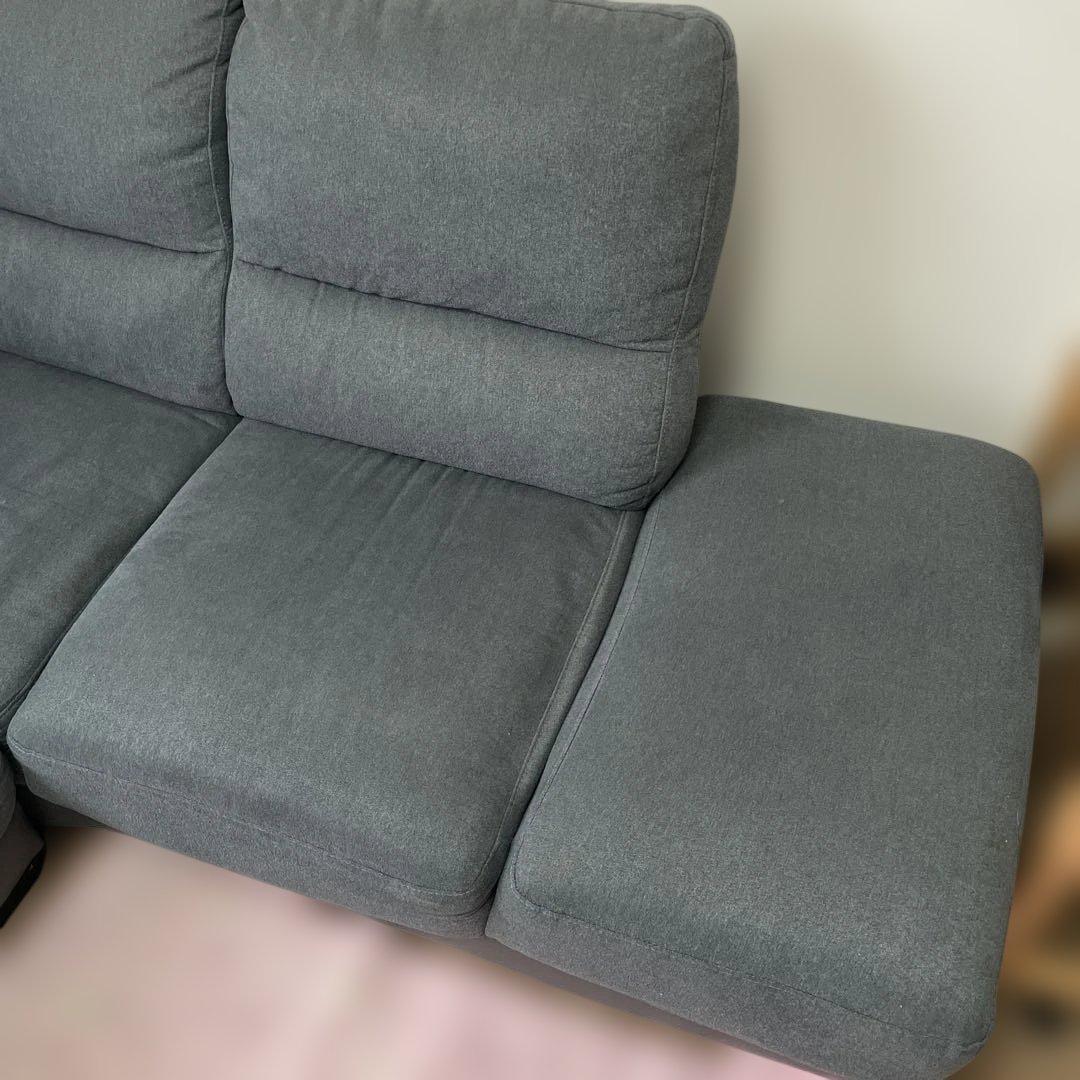 【引取限定】ニトリ　L字ソファ　コーナーソファ　カウチソファ