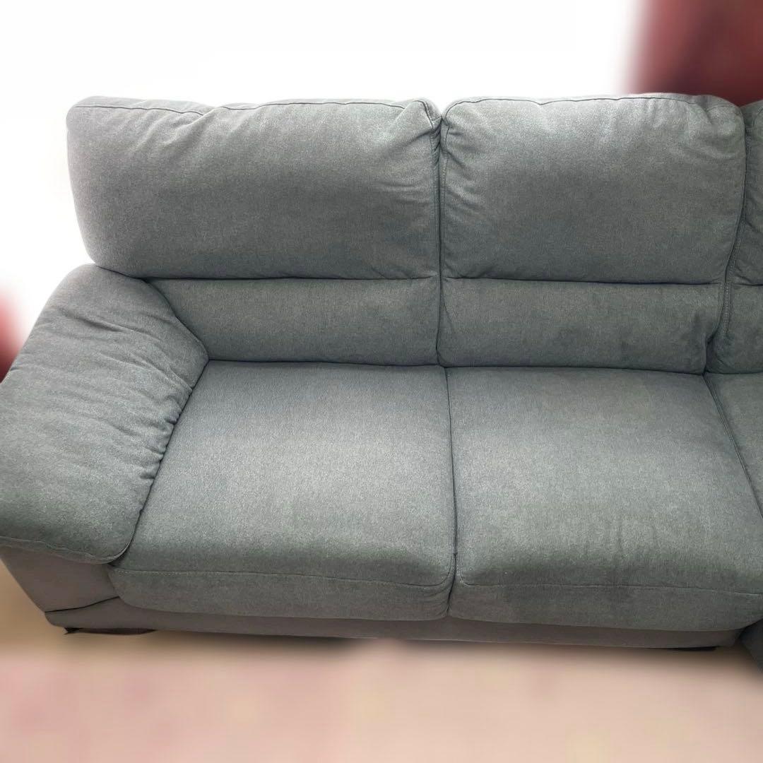 【引取限定】ニトリ　L字ソファ　コーナーソファ　カウチソファ