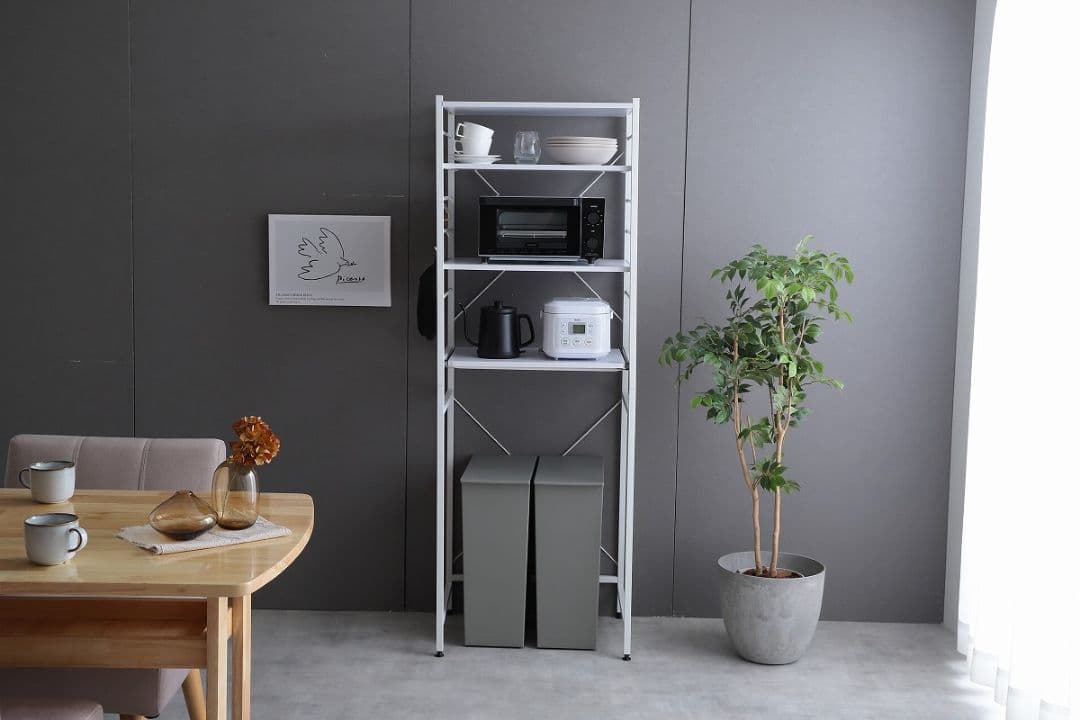 《新品・送料無料》【幅60cm】Cammy ゴミ箱上ラック