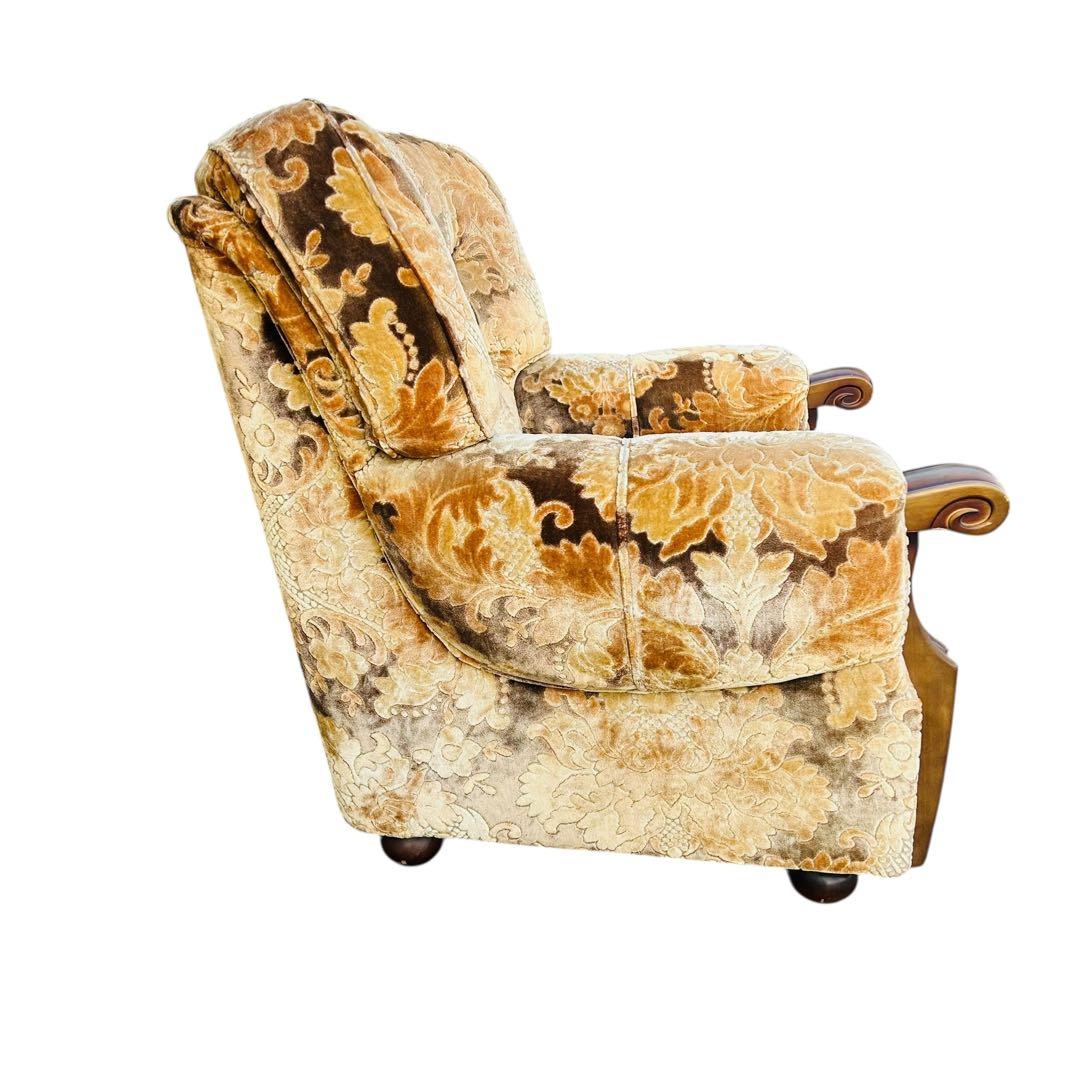 オールドカリモク 1人掛けソファ 金華山　昭和レトロ　ヴィンテージ　②