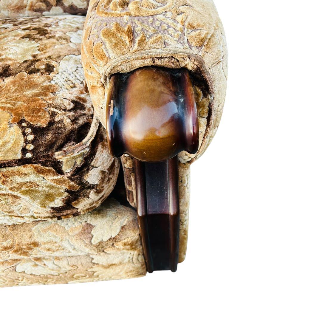 オールドカリモク 1人掛けソファ 金華山　昭和レトロ　ヴィンテージ　②