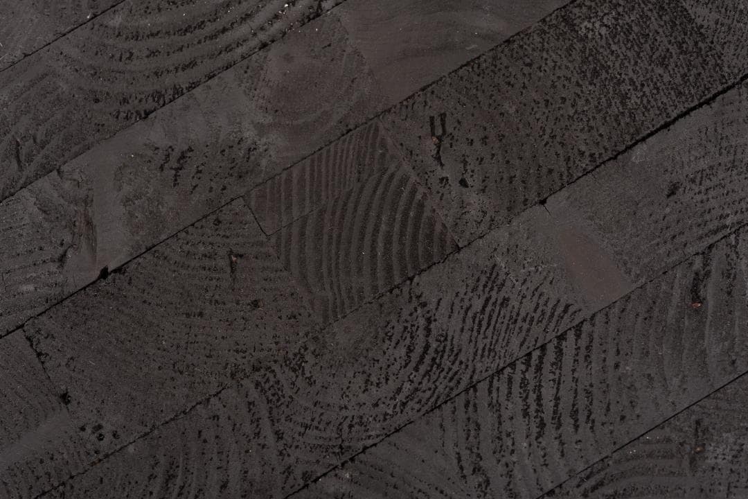 天然木 サイドテーブル 黒 パイン古材 おしゃれ HIT-130 N02