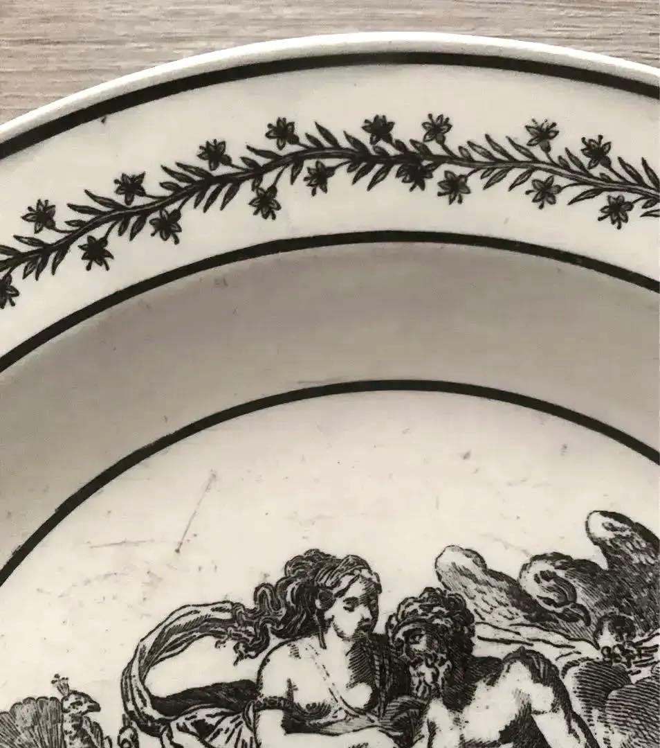 グリザイユ　モントロー　アンティーク　プレート