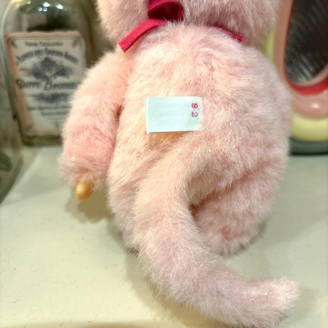 激レア！モンチッチ ご当地 山梨 桃 ピンク キラキラ モンチッチピンク