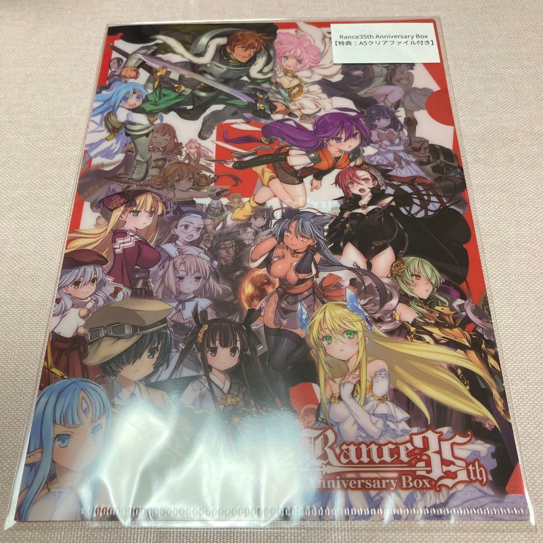 Rance 35th Anniversary Box 特典A5クリアファイル - メルカリ