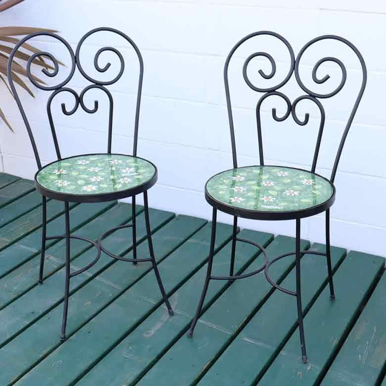 イタリア テーブルセット デイジー ガーデン 3点セット 39cm