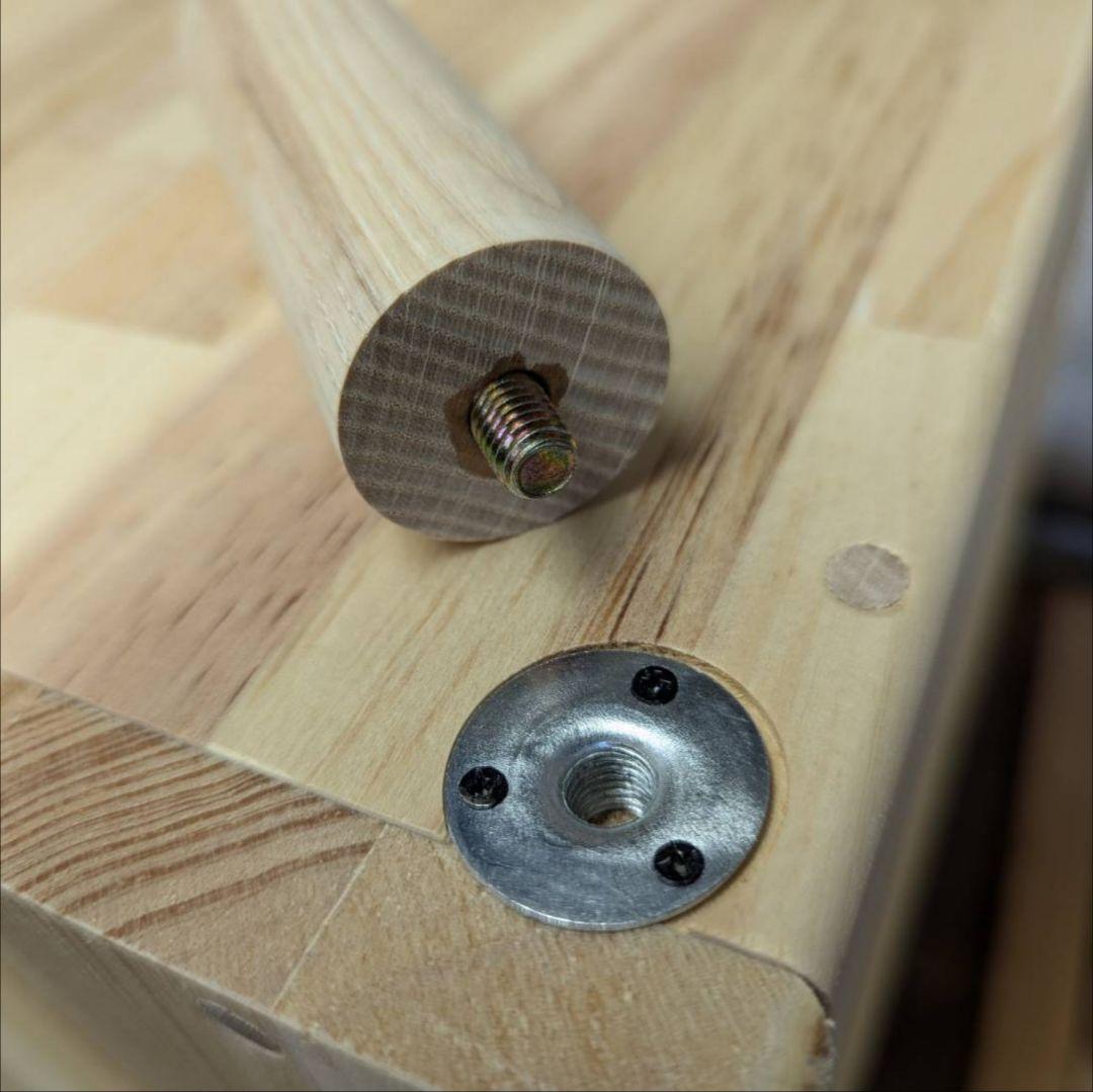 nana＊　ロ型オープンシェルフ　木製棚　檜　本棚　トロファスト