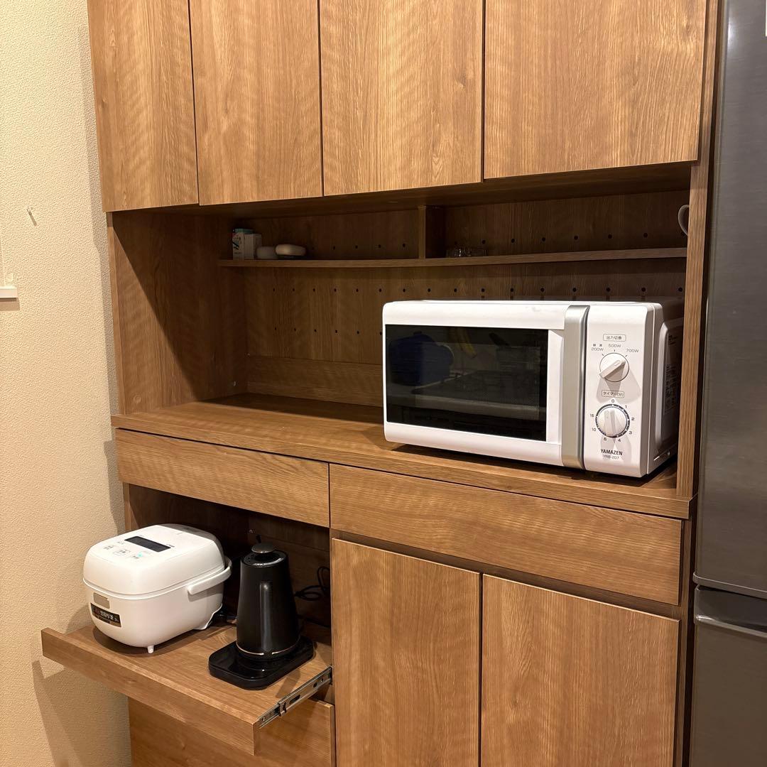 LOWYA 多収納キッチンボード 幅120cm 高 180cm