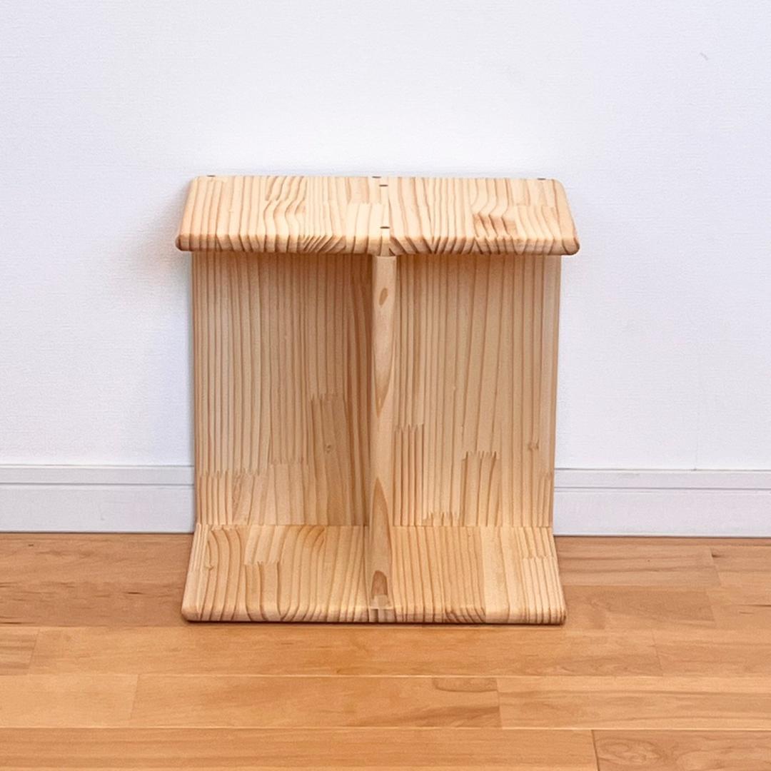 【すべての角が丸い】プレゼント 木製子供椅子　パイン材　変化椅子　キッズチェア