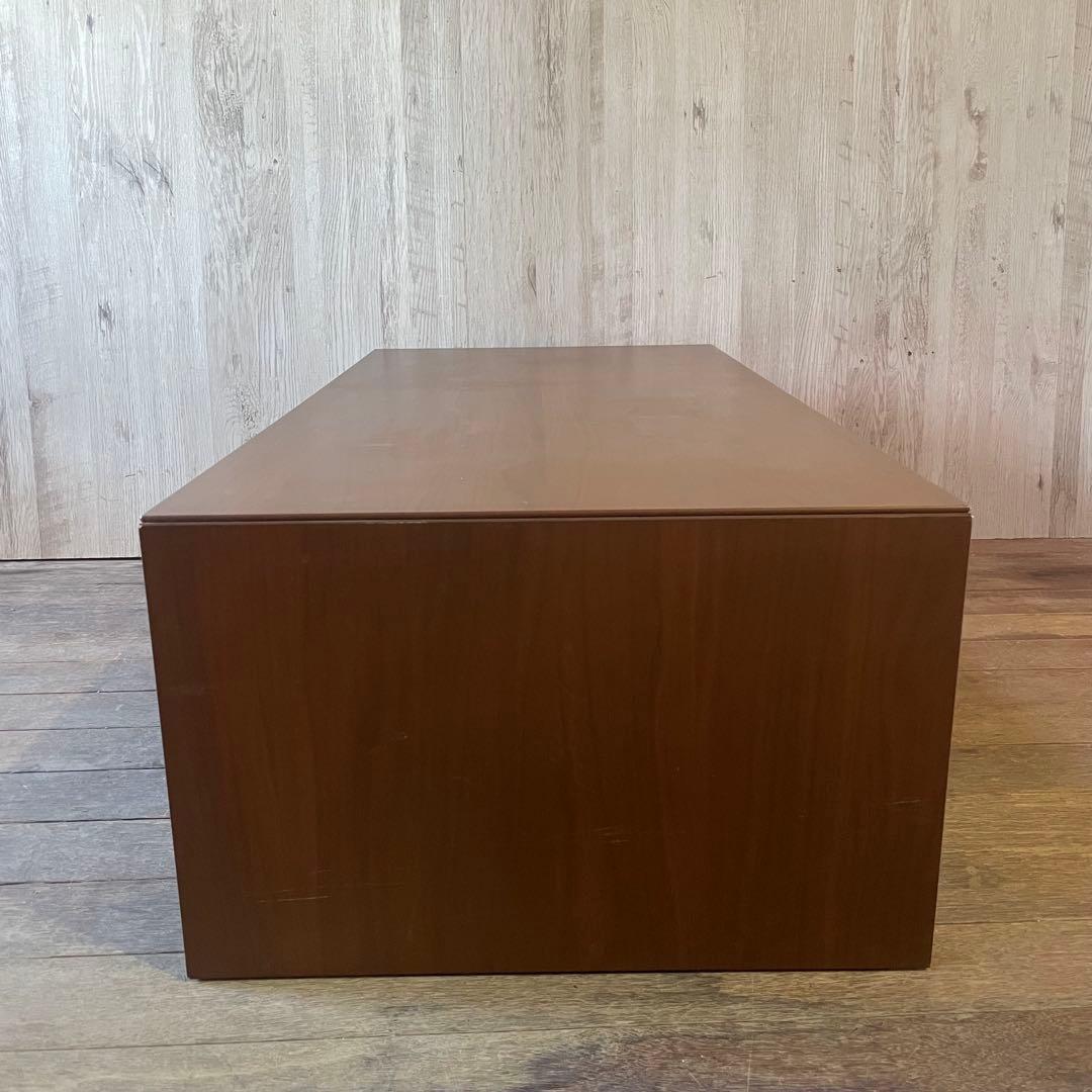 リビングテーブル LT-41440-SW 天然木 引き出し付 ローテーブル