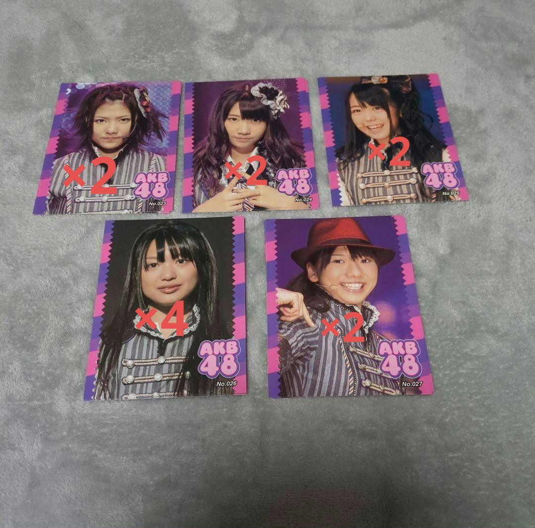 AKBコレクションブロマイド 宮澤佐江 柏木由紀 峯岸みなみ 北原里英