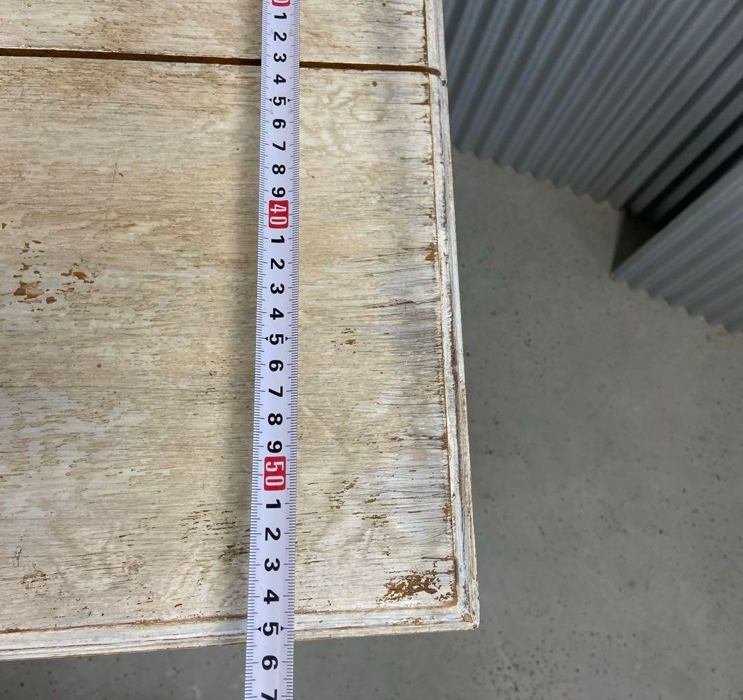 アンティーク　キャビネット　テレビボード　ホワイト