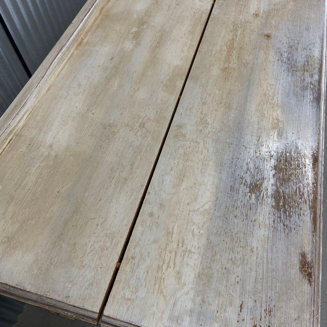 アンティーク　キャビネット　テレビボード　ホワイト