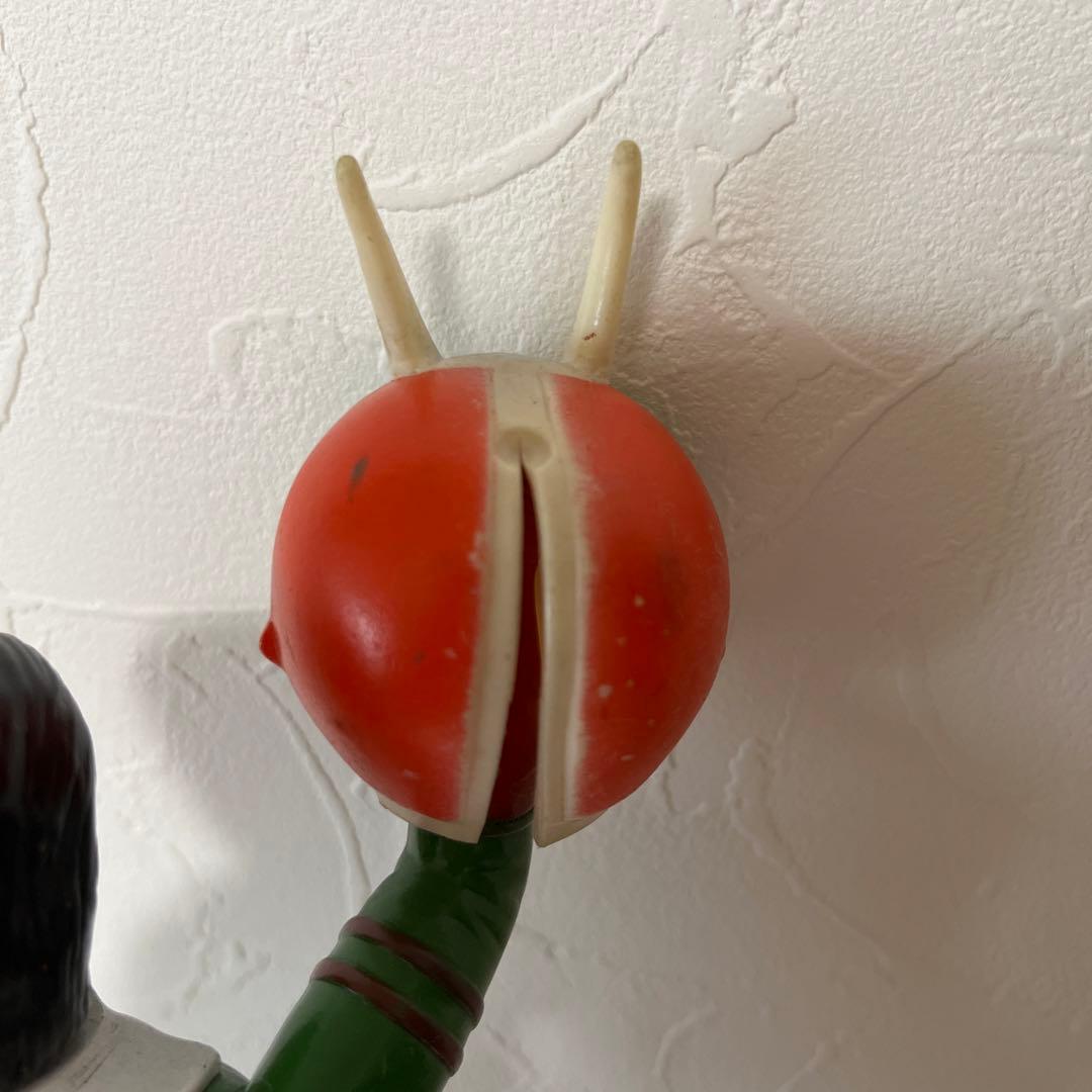 ⚠️レア 仮面ライダーV3 面取れ ミドルサイズ 旧バンダイ 当時物