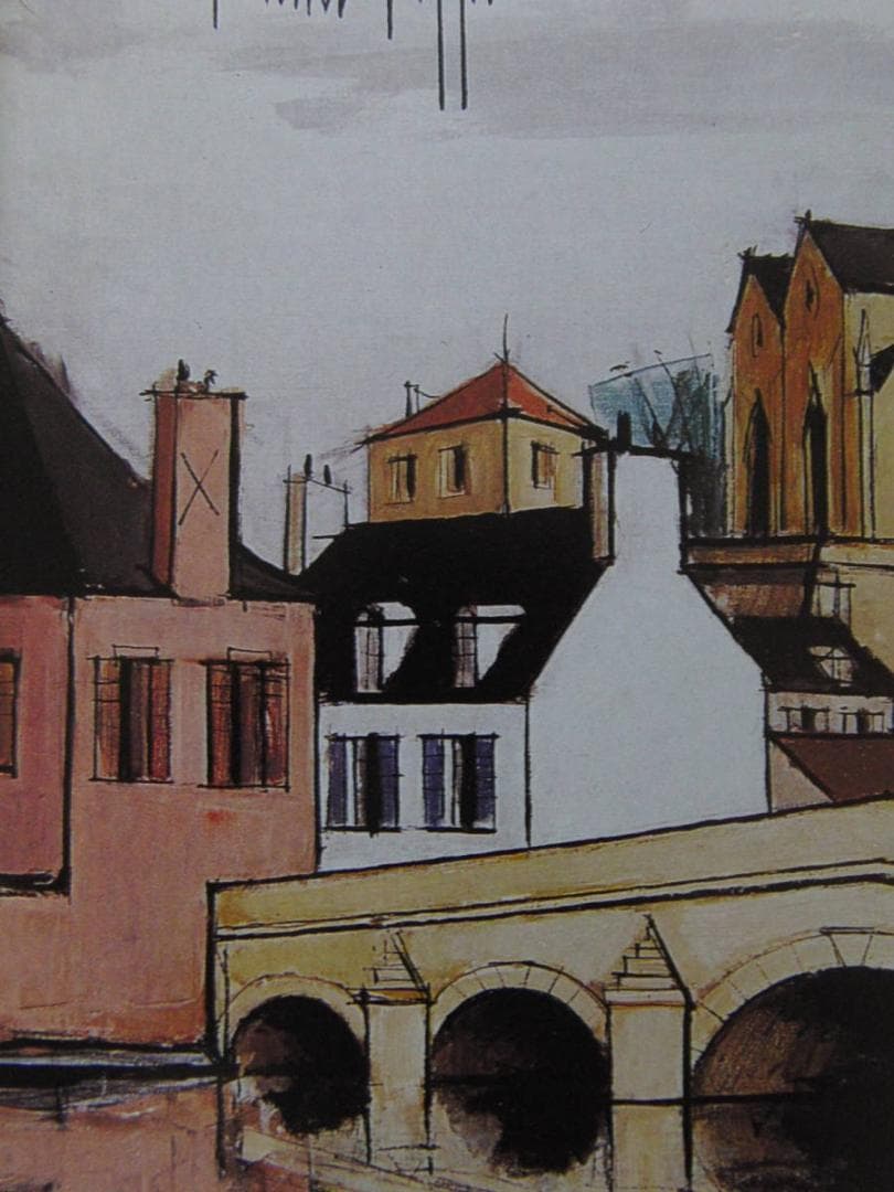 ベルナール・ビュッフェ,Eglise Notre-Dame a Lamballe - メルカリ