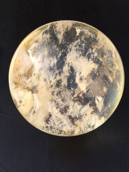 【縁起物】　巨大　シトリン　黄水晶　丸玉　パワーストーン　k9