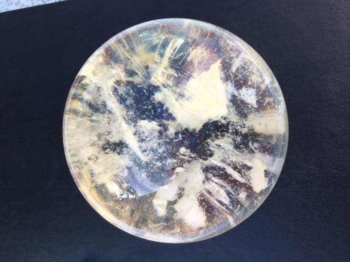 【縁起物】　巨大　シトリン　黄水晶　丸玉　パワーストーン　k9