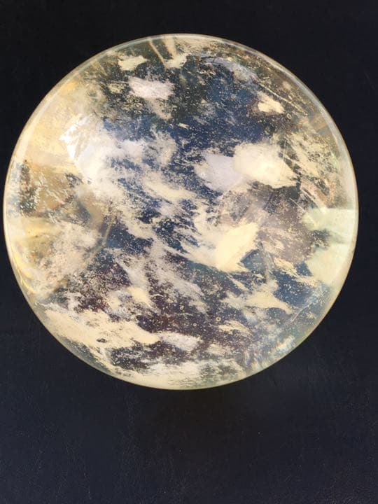 【縁起物】　巨大　シトリン　黄水晶　丸玉　パワーストーン　k9